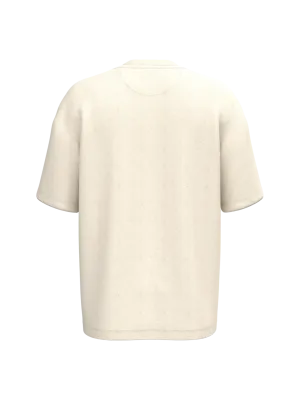 Eco-friendly unisex oversize French Terry t-shirt – Raw Natural