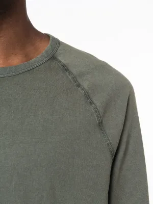 Camiseta sostenible raglán de manga larga de hombre