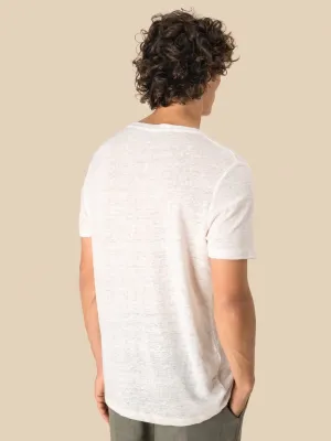 Men's linen t-shirt