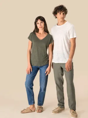 Men's linen t-shirt