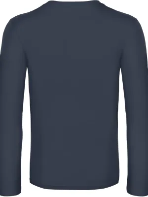 Men's long-sleeved T-shirt E190 – Navy