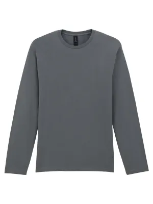 Men's Softstyle Long-Sleeved T-shirt – Charcoal