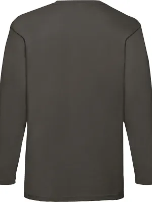 Men's Valueweight long-sleeved T-Shirt (61-038-0) – Light Graphite