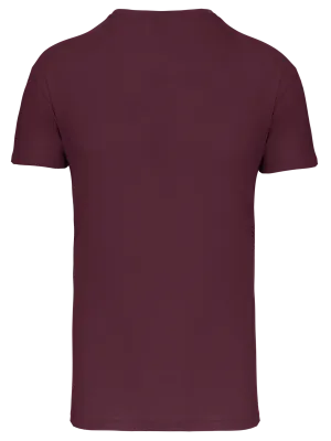 Bio150 IC men's V-neck T-shirt – Wine