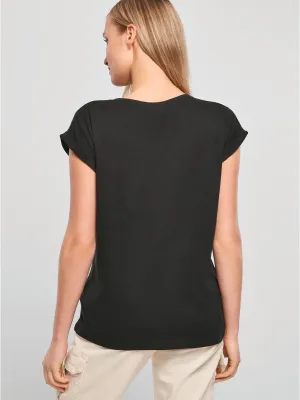 Women's turn-up sleeve T-shirt