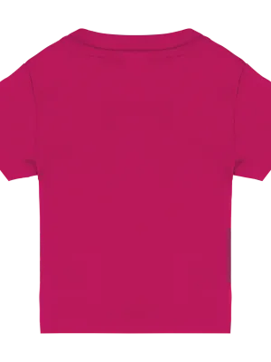 Babies' short-sleeved T-shirt – Fuchsia