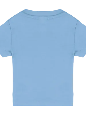 Babies' short-sleeved T-shirt – Sky Blue