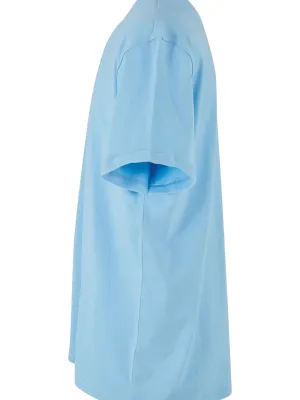 T-shirt oversize lourd – Bleu baltique