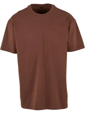 T-shirt oversize lourd – Marron chocolat