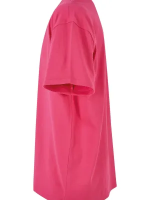 T-shirt oversize lourd – Rose hibiscus