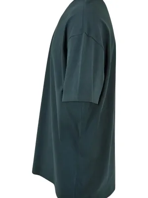 T-shirt oversize lourd – Vert bouteille