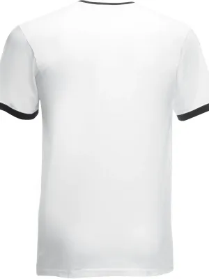 Valueweight Ringer T-Shirt – White / Black