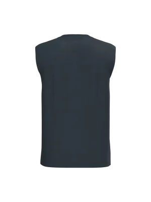 Unisex 190 sleeveless t-shirt – Navy