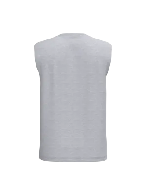 Unisex 190 sleeveless t-shirt – Oxford Grey