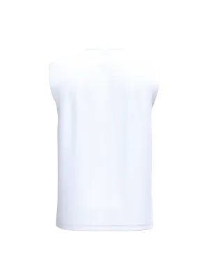 Unisex 190 sleeveless t-shirt – White