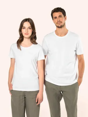 T-shirt Supima® col rond manches courtes femme