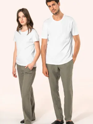 T-shirt Supima® col rond manches courtes femme