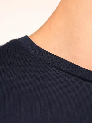 T-shirt Supima® col rond manches longues homme