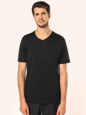 T-shirt Supima® col V manches courtes homme