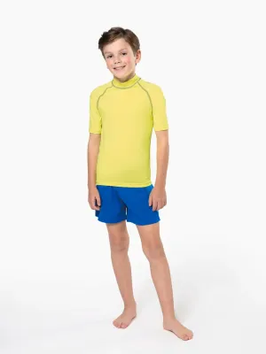 T-shirt technique à manches courtes avec protection anti-UV enfant