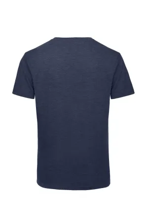Triblend V-neck men's T-shirt – Heather Navy