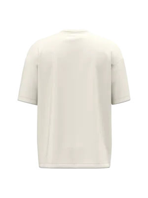 T-shirt unisexe oversize manches courtes – Coconut Milk