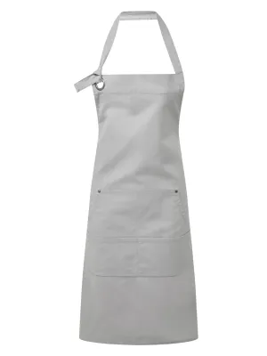 Delantal de peto "Calibre" – Silver