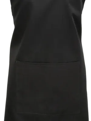 Colours Bib Apron With Pocket – Black