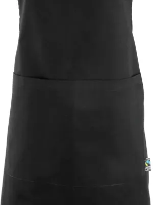 Fairtrade Bib Apron – Black