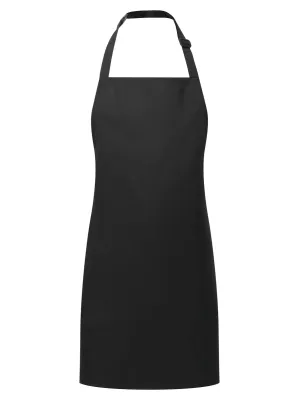 ‘Essential’ waterproof bib apron – Black