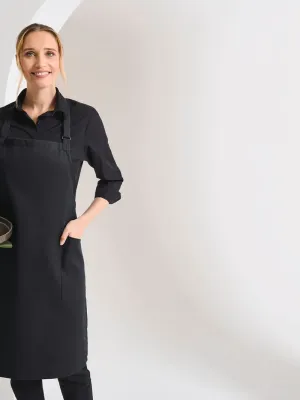 Recycled, organic bib apron