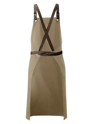 Potenza x Classic eyelet apron (00141-01) – Khaki