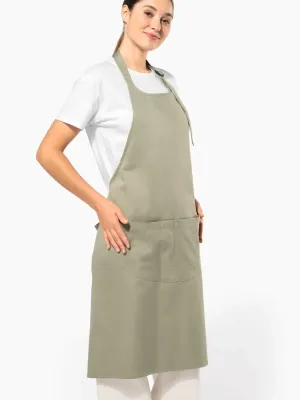 Delantal con bolsillo de algodón ecológico