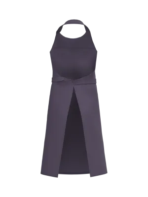 Delantal con bolsillo de algodón ecológico – Deep Plum
