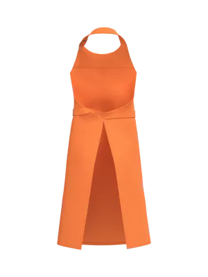 Delantal con bolsillo de algodón ecológico – Light Orange