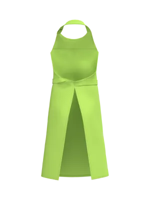 Delantal con bolsillo de algodón ecológico – Lime