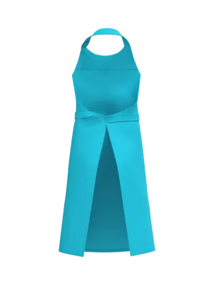 Delantal con bolsillo de algodón ecológico – Sea Turquoise