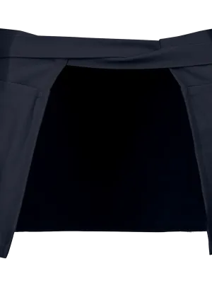 Cotton short apron – Navy