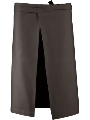 Delantal largo de algodón – Dark Grey