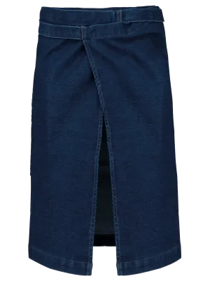 Delantal largo de algodón – Denim