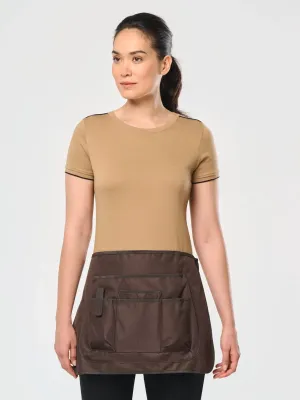 Short eco-friendly gardening apron, unisex