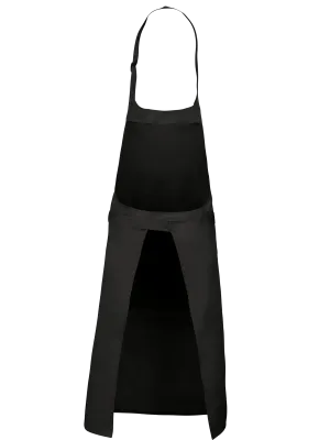 Tablier polycoton avec poche – Black