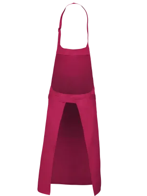 Tablier polycoton avec poche – Fuchsia