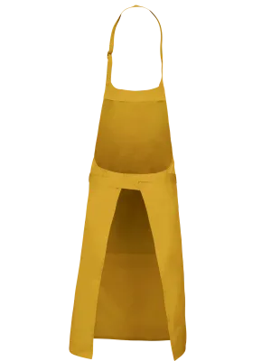Tablier polycoton avec poche – Mustard