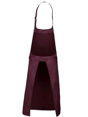 Tablier polycoton avec poche – Wine