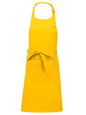 Tablier polycoton avec poche – Yellow