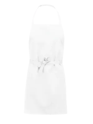 Lightweight polycotton apron – White