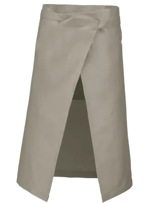 Polycotton long apron – Beige