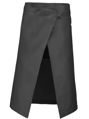 Polycotton long apron – Dark Grey