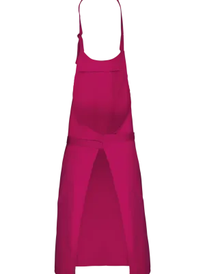 Tablier polycoton sans poche – Fuchsia